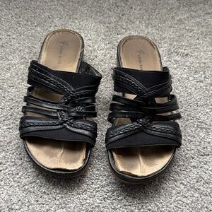 Wear. Ever. Black Sandals for Women